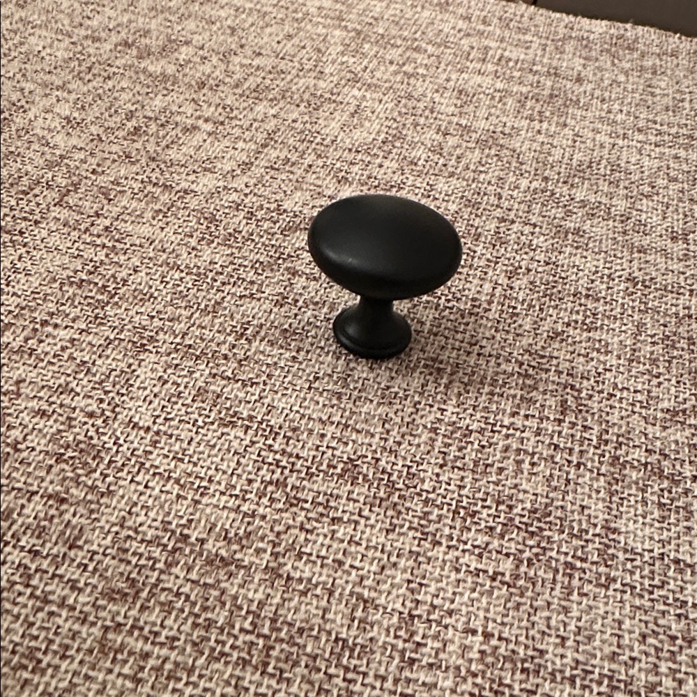 Franklin Brass Mushroom (20-Pack) Cabinet Knobs | Matte Black 1-3/16"